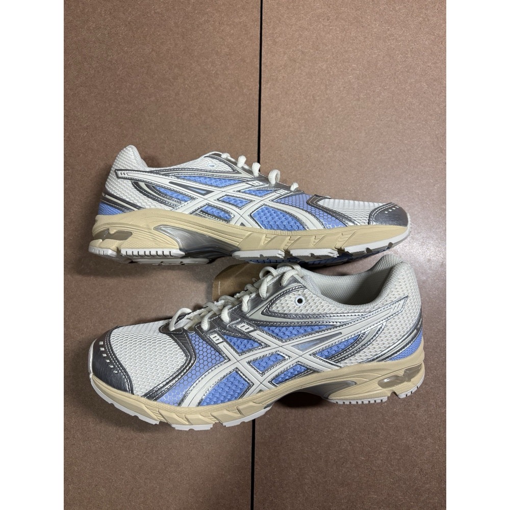 ASIC Gel DS Trainer 14 Ivory Blue Silver Shoe Size 9.5 Womens Or Men's 8